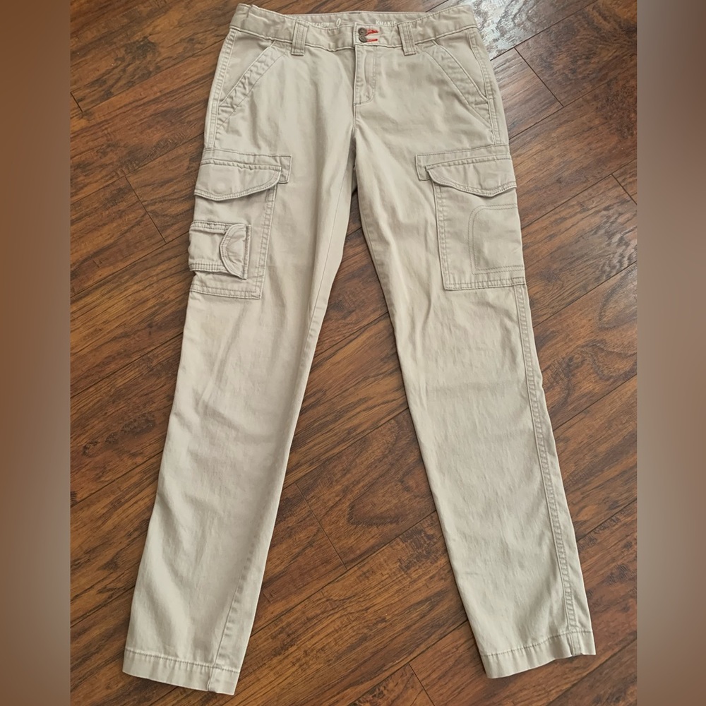 Gap women’s cargo khakis pants size 0 great condition